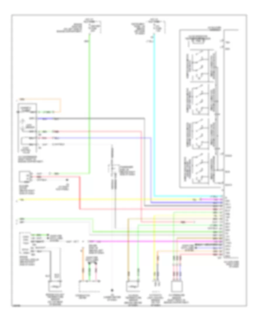 Automatic A C Wiring Diagram 2 of 2 for Toyota Avalon Limited 2009