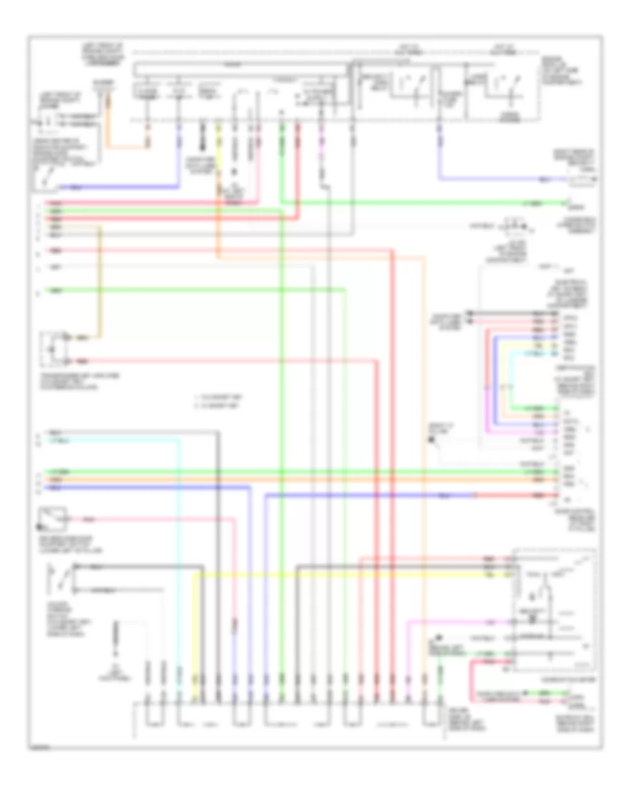 Forced Entry Wiring Diagram 2 of 2 for Toyota Avalon Limited 2009