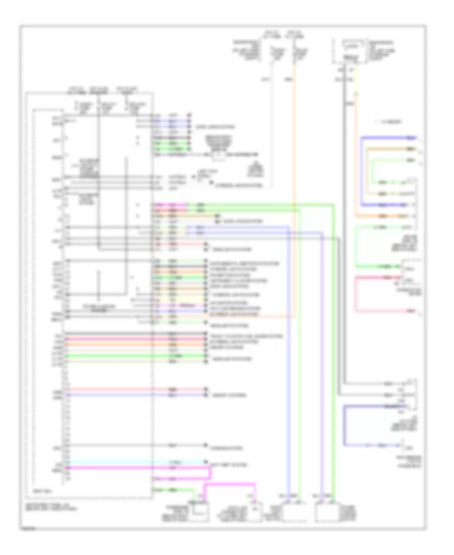 Body Control Modules Wiring Diagram 1 of 2 for Toyota Avalon Limited 2009