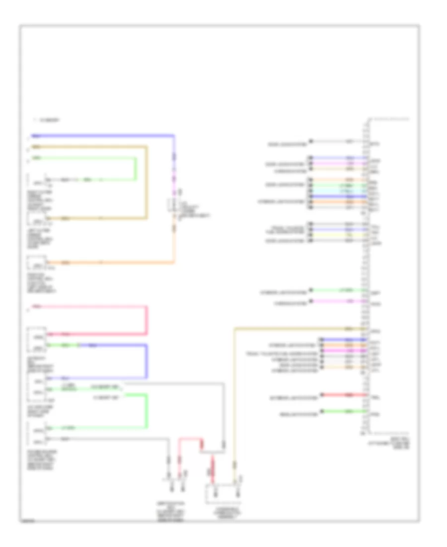 Body Control Modules Wiring Diagram 2 of 2 for Toyota Avalon Limited 2009