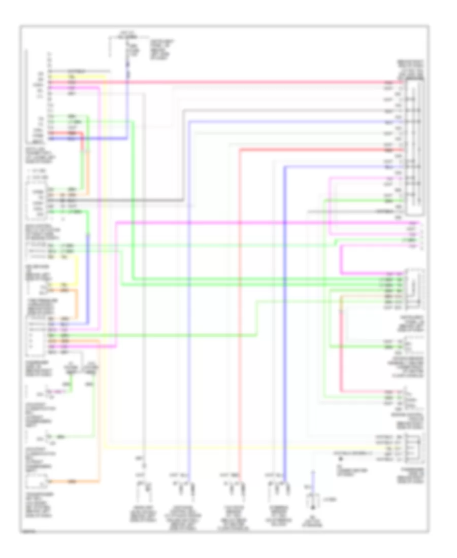 Computer Data Lines Wiring Diagram 1 of 2 for Toyota Avalon Limited 2009