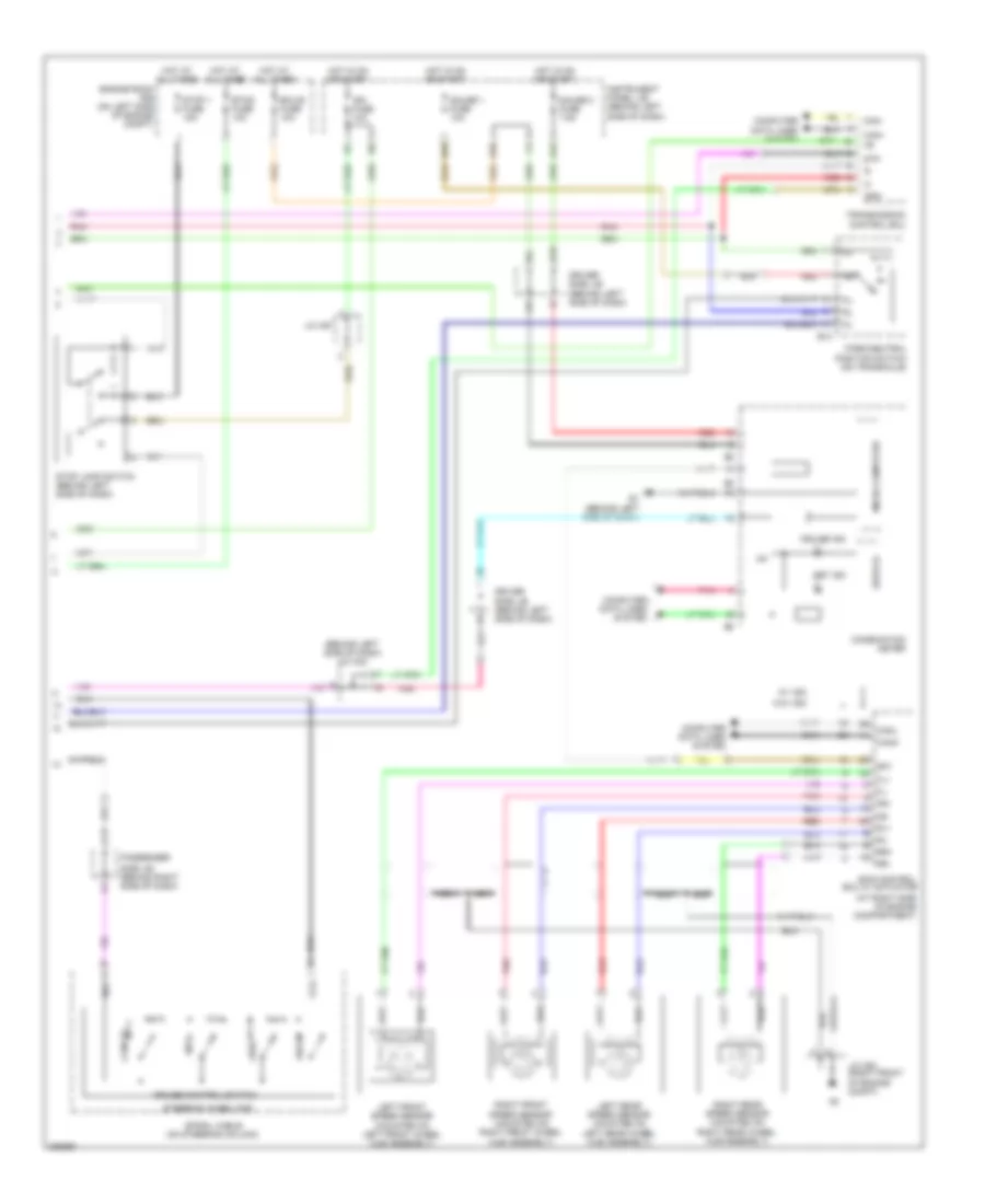 Cruise Control Wiring Diagram 2 of 2 for Toyota Avalon Limited 2009