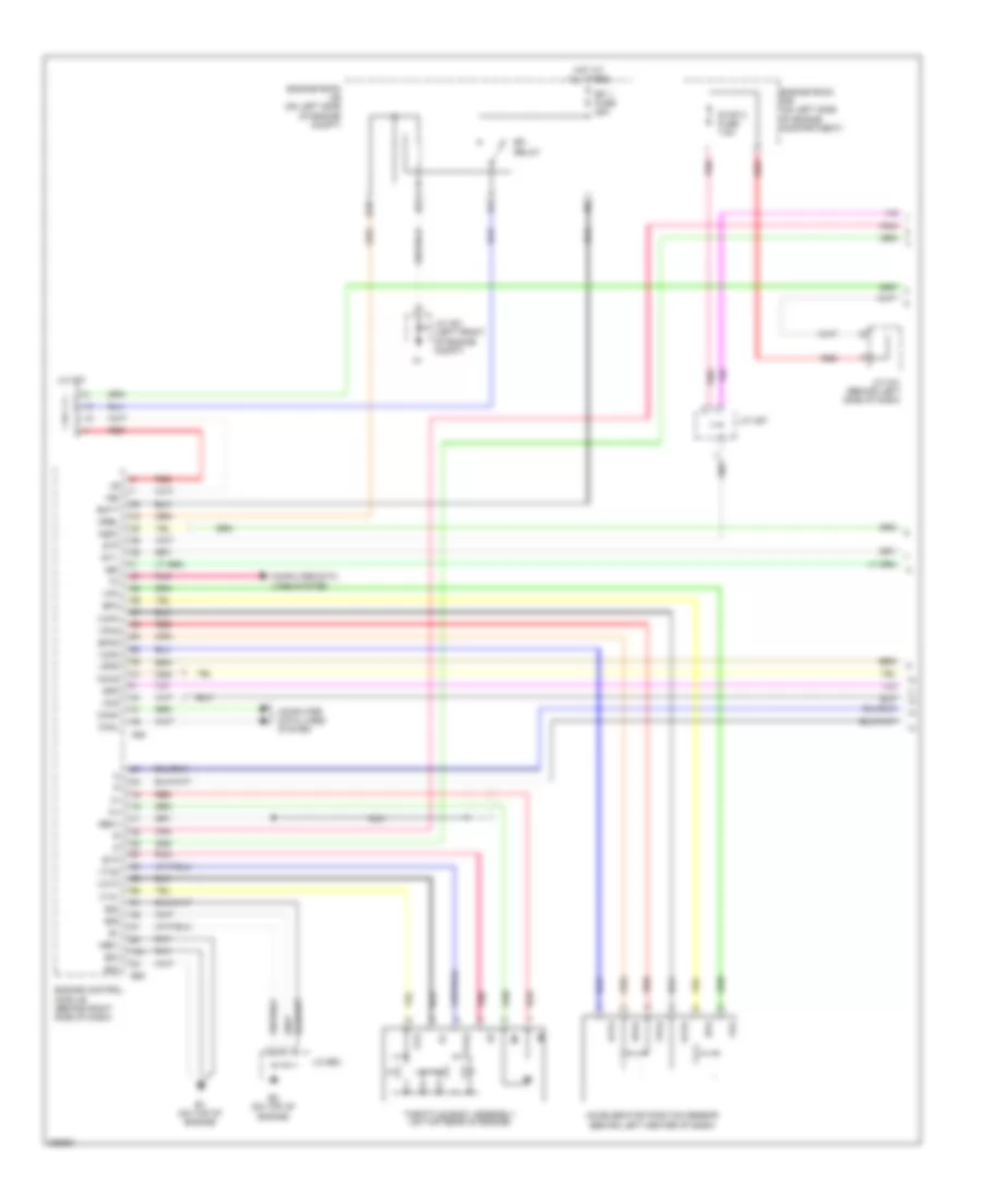 Dynamic Laser Cruise Control Wiring Diagram 1 of 3 for Toyota Avalon Limited 2009