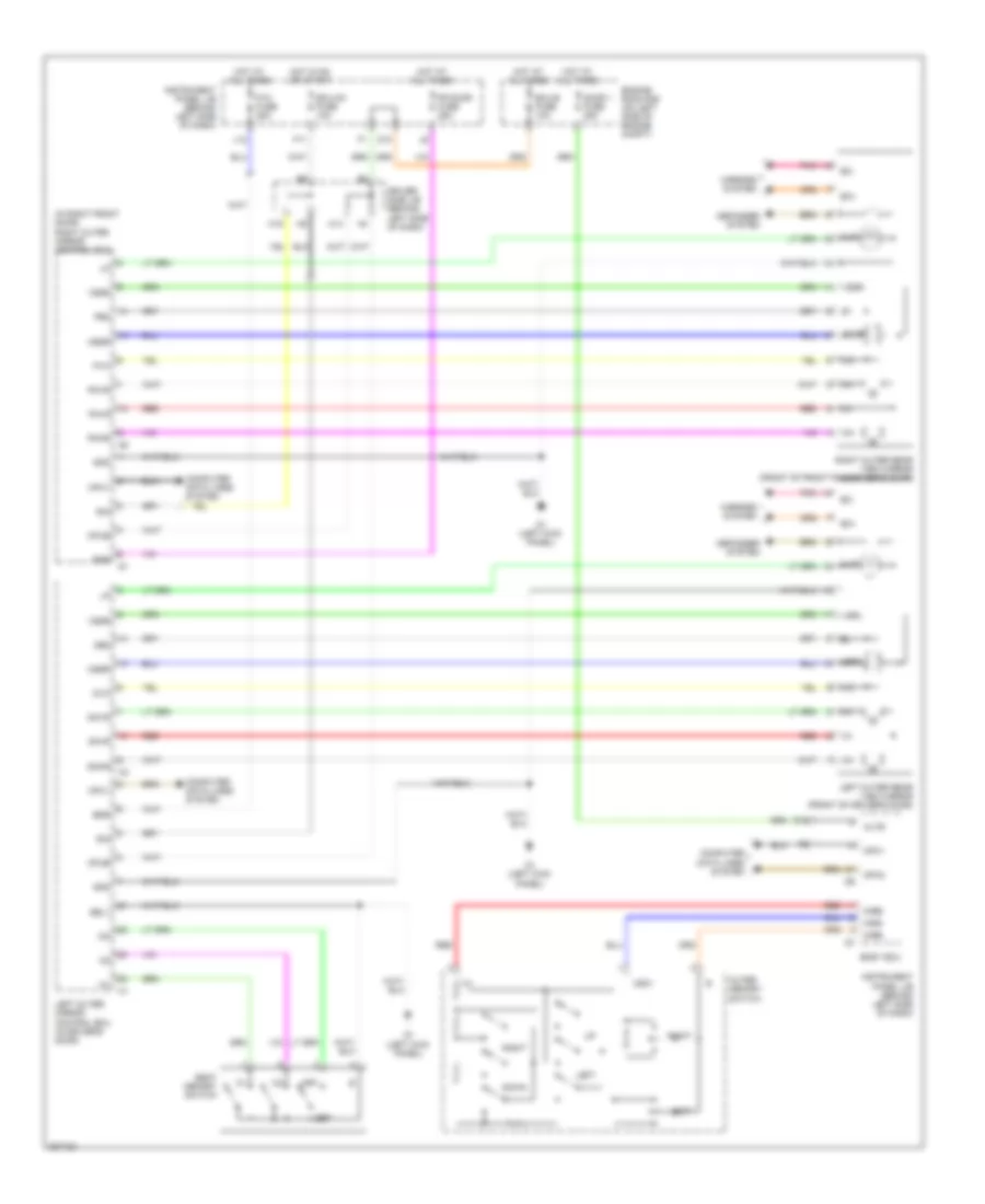 Memory Mirrors Wiring Diagram for Toyota Avalon Limited 2009