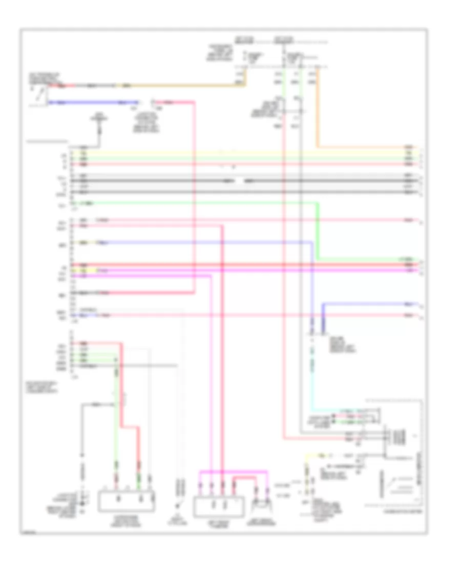 Navigation Wiring Diagram 1 of 2 for Toyota Avalon Limited 2009