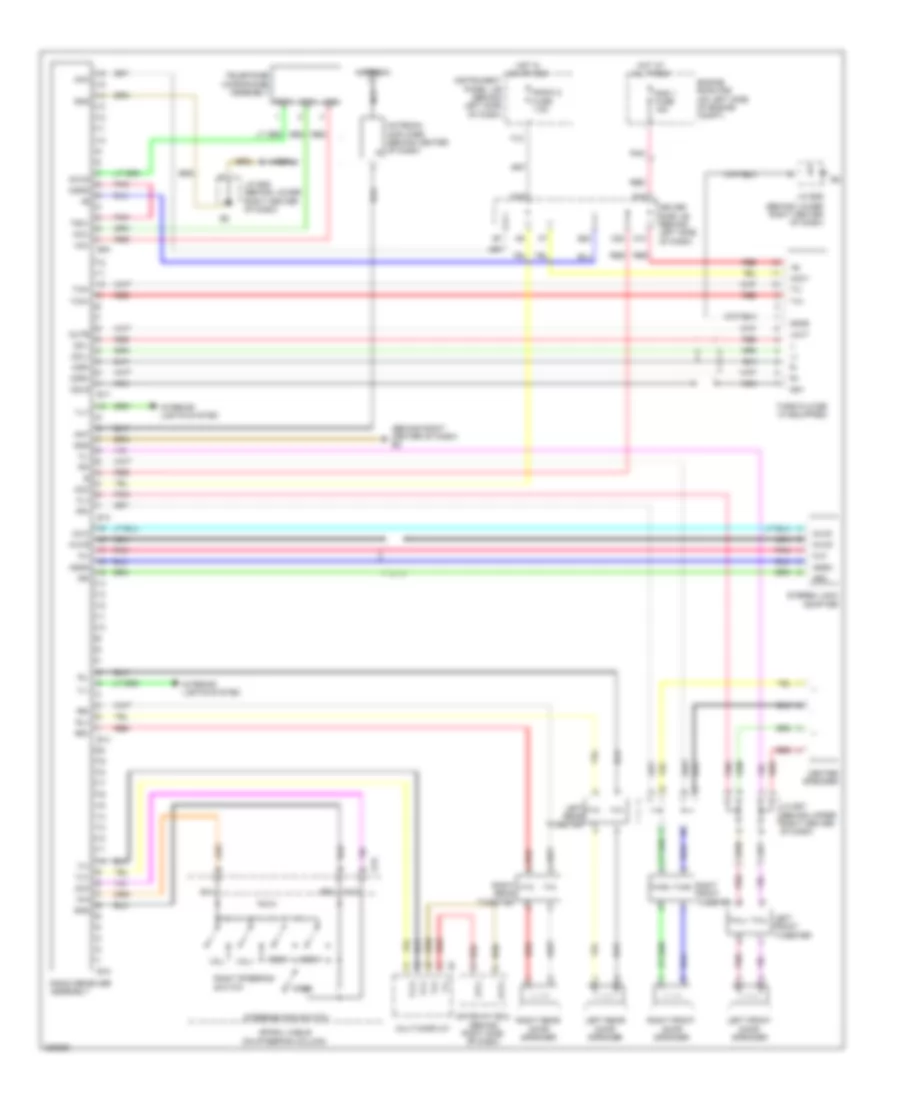 9 Speaker System Wiring Diagram for Toyota Avalon Limited 2009