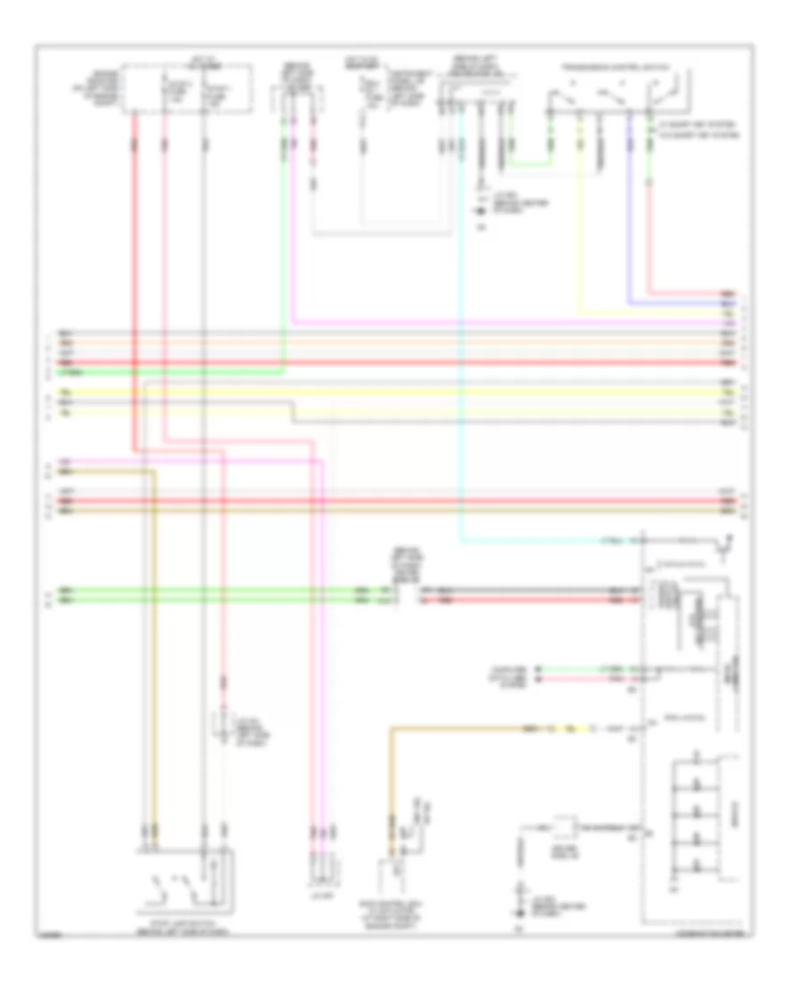 Transmission Wiring Diagram 2 of 3 for Toyota Avalon Limited 2009