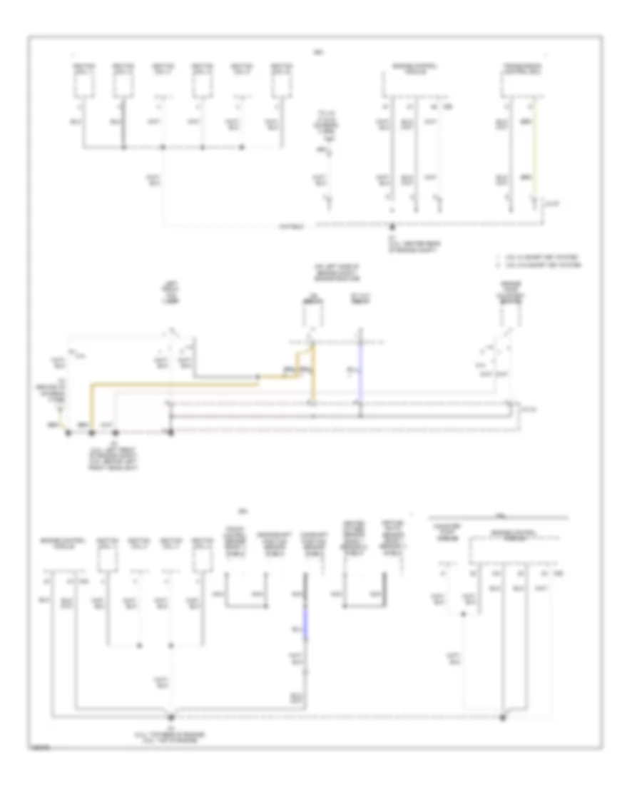 Ground Distribution Wiring Diagram Except Hybrid 1 of 5 for Toyota Camry 2009
