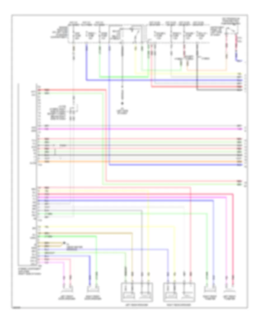 Navigation Wiring Diagram 1 of 2 for Toyota Camry 2009