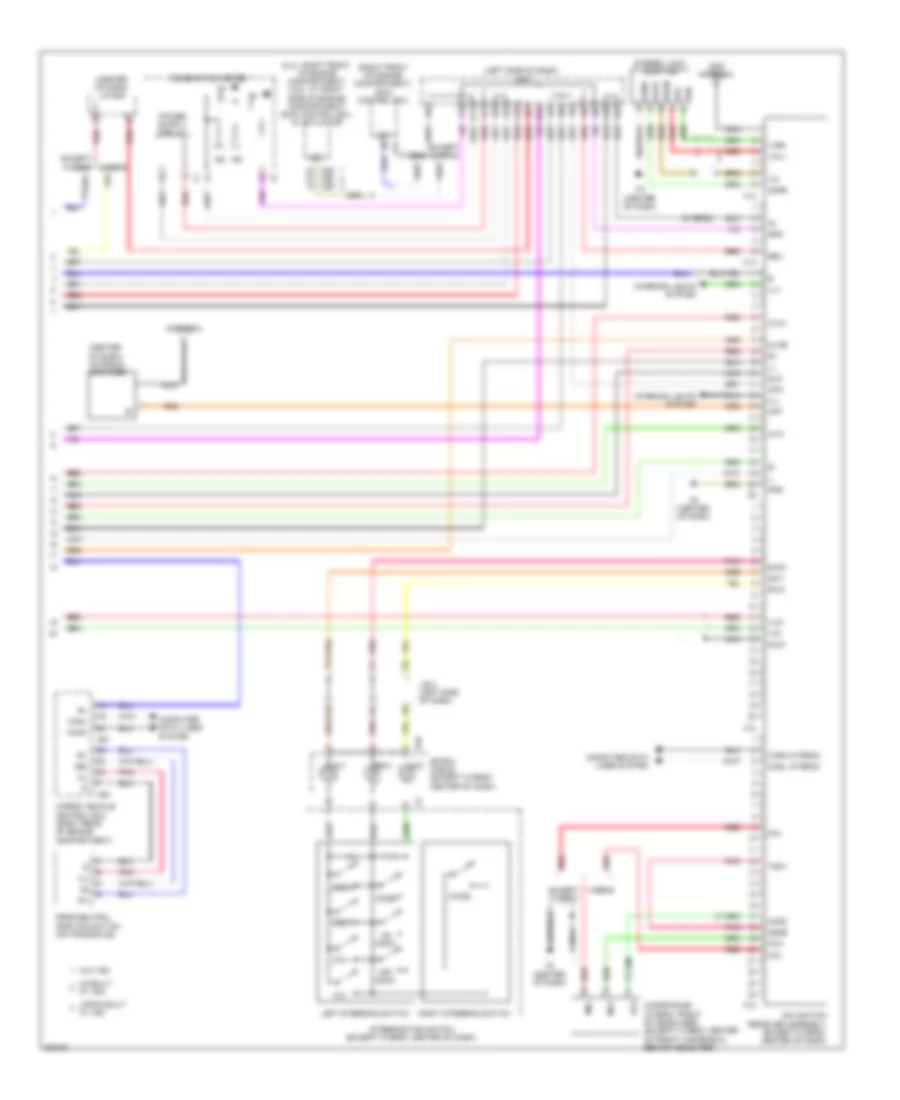 Navigation Wiring Diagram 2 of 2 for Toyota Camry 2009