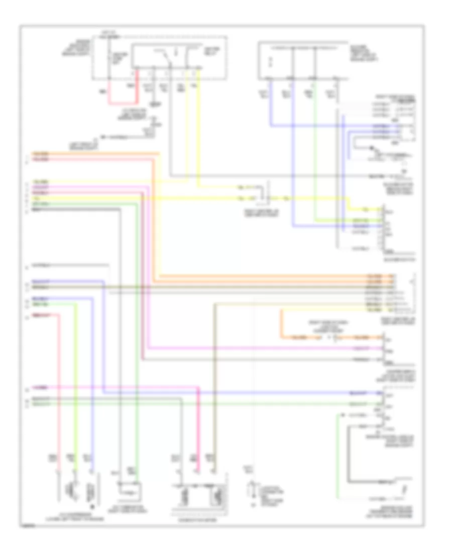 Automatic A C Wiring Diagram 2 of 2 for Toyota FJ Cruiser 2008