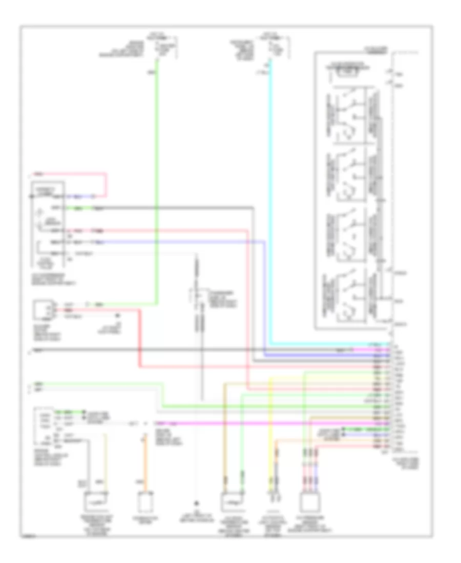 Automatic A C Wiring Diagram 2 of 2 for Toyota Avalon XLS 2005
