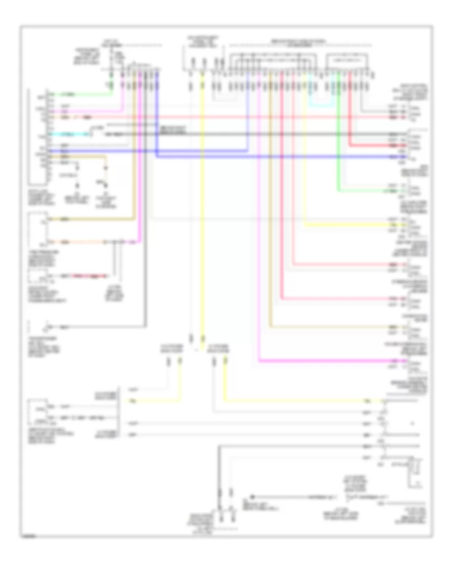 Computer Data Lines Wiring Diagram Except Hybrid for Toyota Highlander Limited 2008