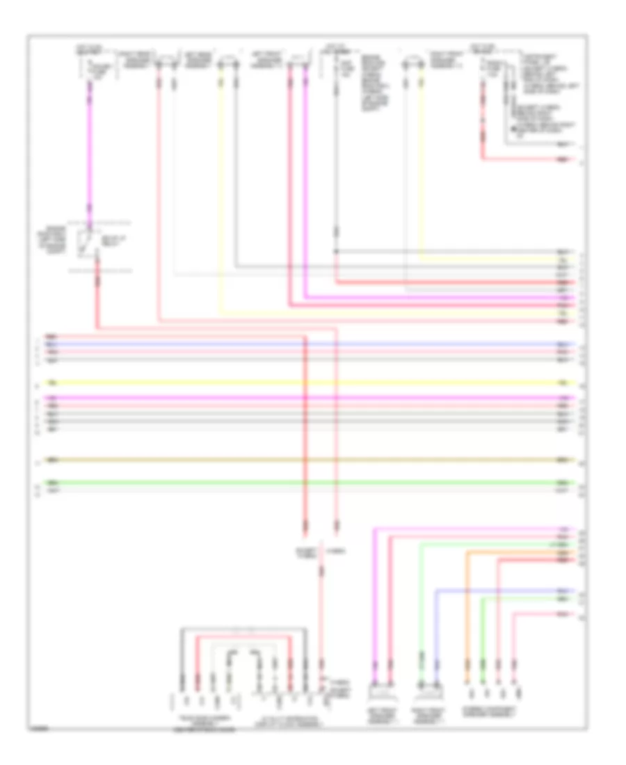 Radio Wiring Diagram with JBL without Navigation 2 of 3 for Toyota Highlander Limited 2008