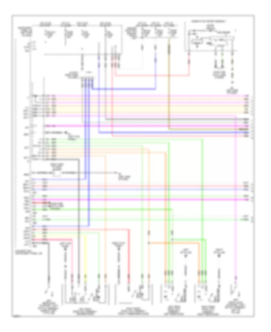 Forced Entry Wiring Diagram NUMMI Made with Smart Key System 1 of 3 for Toyota Corolla XLE 2010