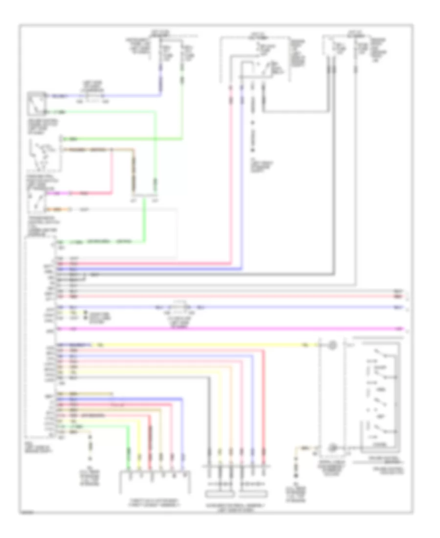 Cruise Control Wiring Diagram NUMMI Made 1 of 2 for Toyota Corolla XLE 2010
