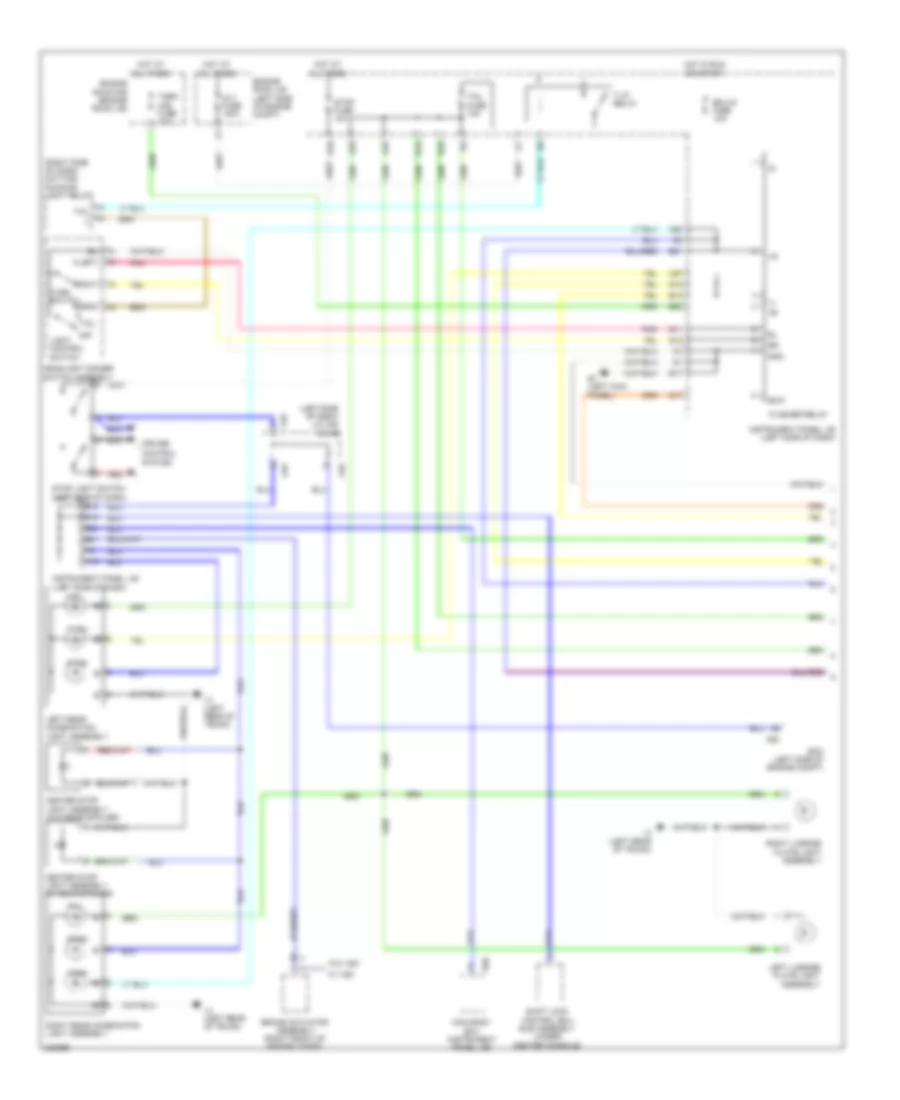 Exterior Lamps Wiring Diagram NUMMI Made 1 of 2 for Toyota Corolla XLE 2010