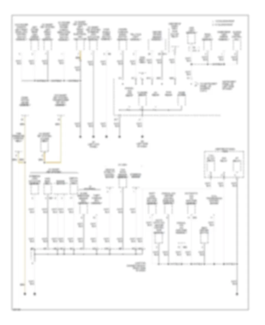Ground Distribution Wiring Diagram NUMMI Made 2 of 3 for Toyota Corolla XLE 2010