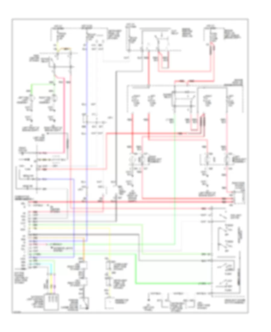 Headlights Wiring Diagram TMC Made for Toyota Corolla XLE 2010