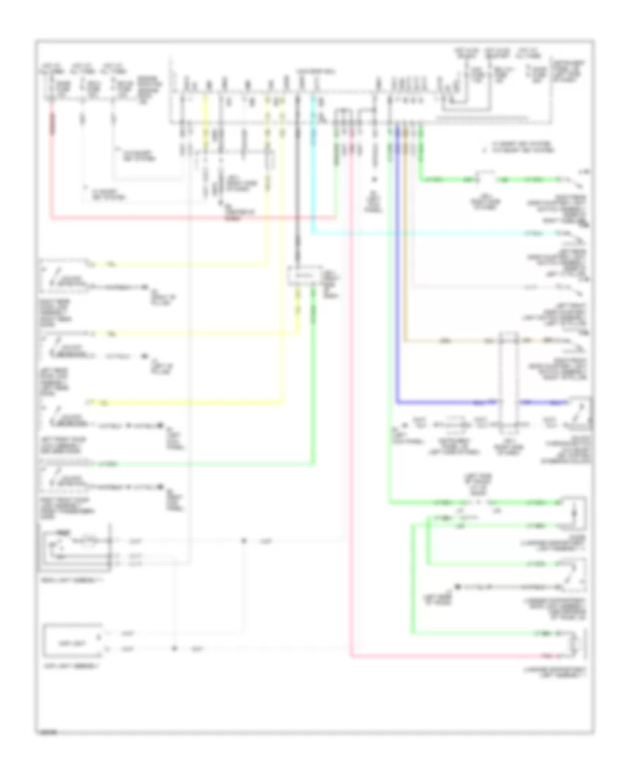 Courtesy Lamps Wiring Diagram TMC Made for Toyota Corolla XLE 2010