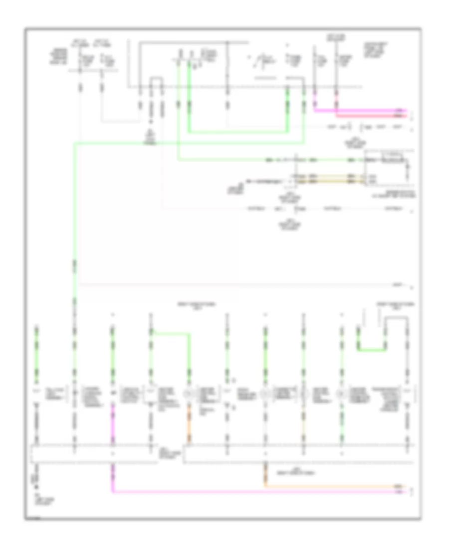 Instrument Illumination Wiring Diagram TMC Made 1 of 2 for Toyota Corolla XLE 2010