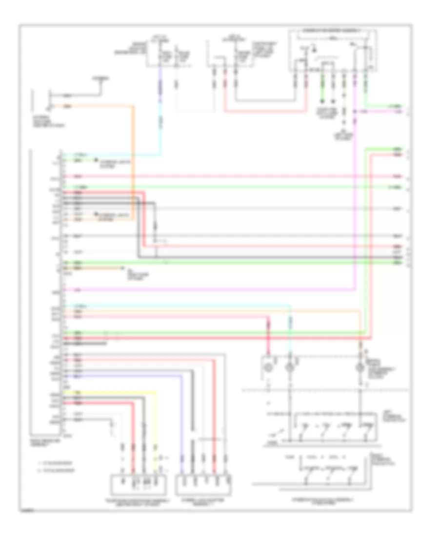 Radio Wiring Diagram NUMMI Made with Separate Amplifier 1 of 2 for Toyota Corolla XLE 2010