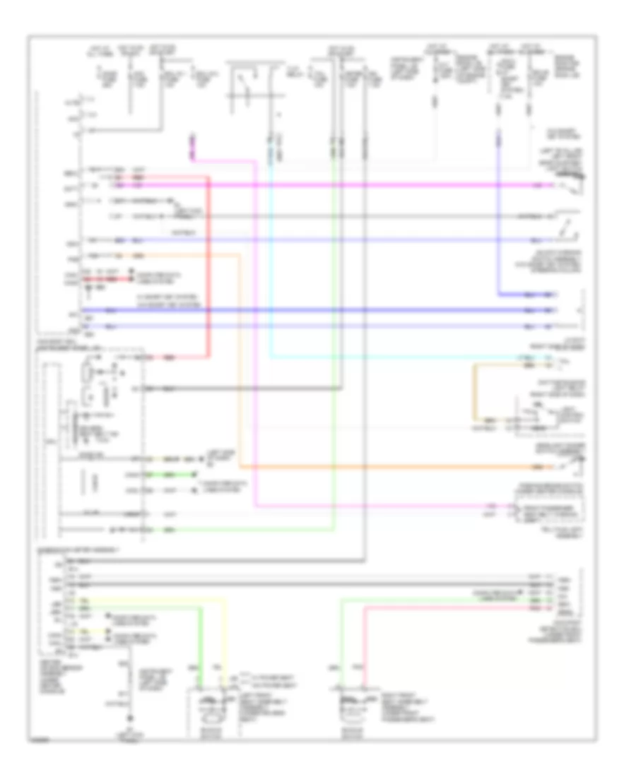 Chime Wiring Diagram NUMMI Made for Toyota Corolla XLE 2010