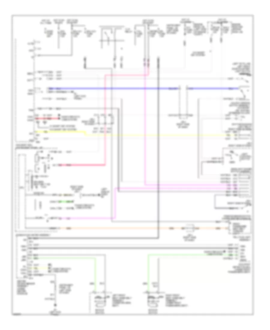 Chime Wiring Diagram TMC Made for Toyota Corolla XLE 2010
