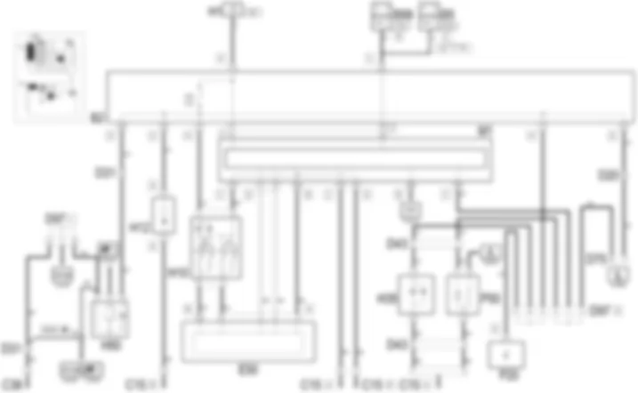 INSTRUMENT LIGHTING - Wiring diagram Alfa Romeo 147 1.6 TS  fino a 03/01