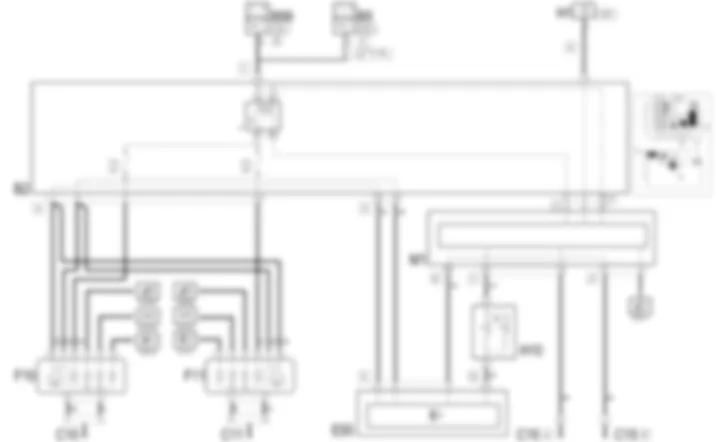 HEADLAMP AGLINMENT               CORRECTOR - Wiring diagram Alfa Romeo 147 1.6 TS  fino a 03/01