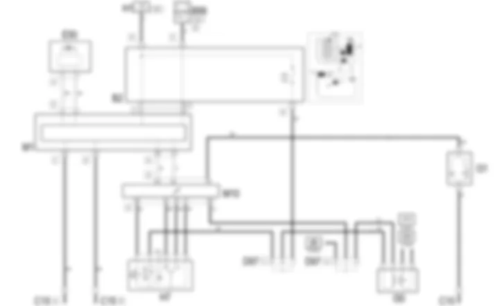 CRUISE CONTROL - Elektrisch schema Alfa Romeo 147 1.9 JTD 16V  da 04/01 a 06/02