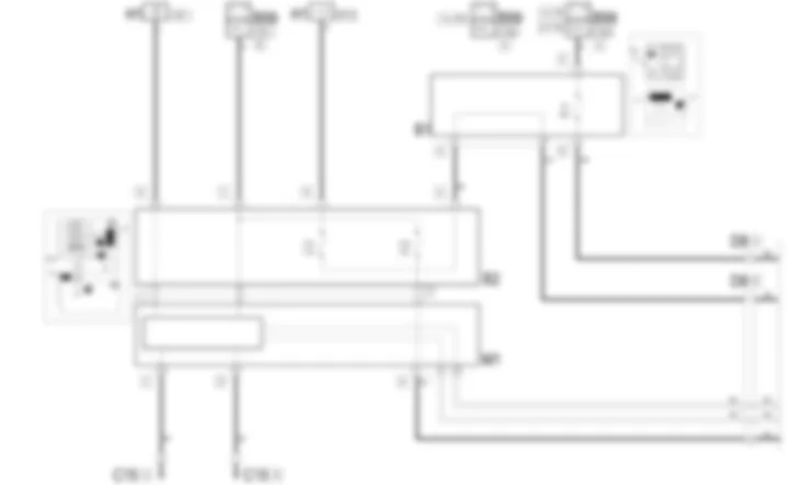 AIR CONDITIONING - Wiring diagram Alfa Romeo 147 1.6 TS  fino a 03/01