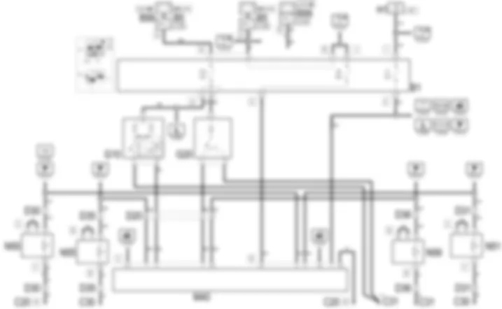 COURTESY LIGHTS - Wiring diagram Alfa Romeo 156 2.0 JTS  da 03/02 a 09/03