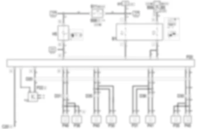 RADIO - Wiring diagram Alfa Romeo 156 2.0 JTS  da 02/01 a 02/02