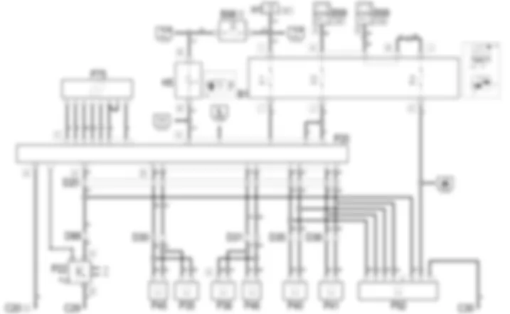RADIO - Wiring diagram Alfa Romeo 156 2.4 JTD 20v  da 04/98 a 02/99