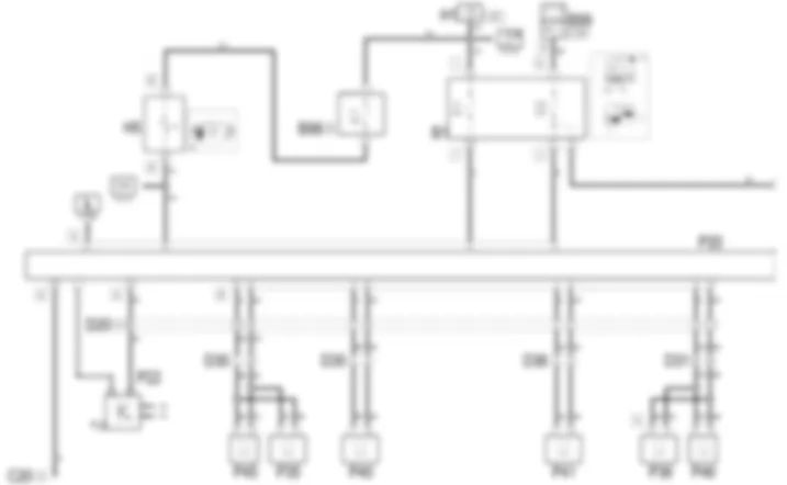 RADIO - Wiring diagram Alfa Romeo 156 2.0 JTS  da 02/00 a 01/01