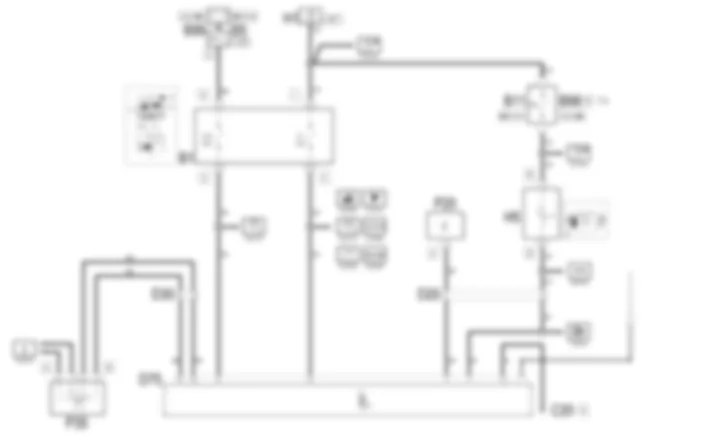 PREPARATION FOR CELLULAR TELEPHONE - Wiring diagram Alfa Romeo 156 2.4 JTD 20v  fino a 03/98
