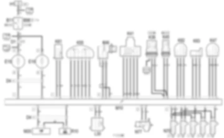 DIESEL ENGINES ELECTRONIC MANAGEMENT - Wiring diagram Alfa Romeo 156 2.4 JTD 10v  da 10/03