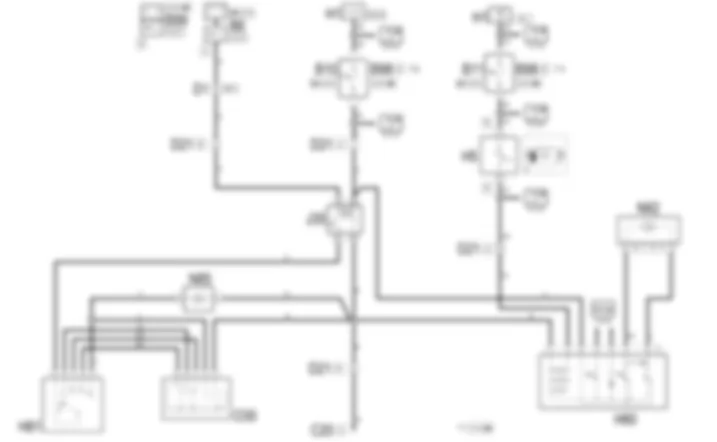 HEATER - Wiring diagram Alfa Romeo 156 2.4 JTD 20v  da 03/99 a 01/00