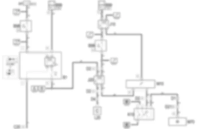 COMPRESSOR ENGAGEMENT - Wiring diagram Alfa Romeo 156 1.6 TS   da 03/99 a 01/00