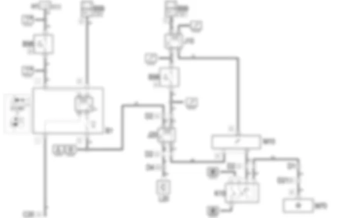 COMPRESSOR ENGAGEMENT - Wiring diagram Alfa Romeo 156 2.0 JTS  da 04/98 a 02/99