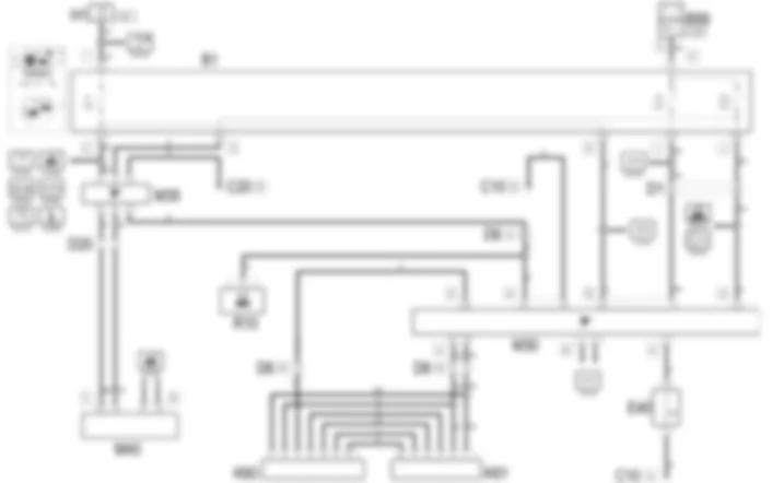 ALARM - Wiring diagram Alfa Romeo 156 2.5 V6  da 02/00 a 01/01