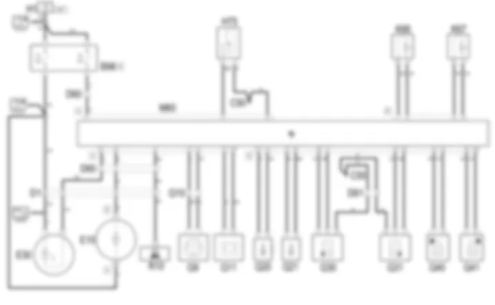 AIRBAG - Wiring diagram Alfa Romeo 156 2.4 JTD 20v  da 04/98 a 02/99
