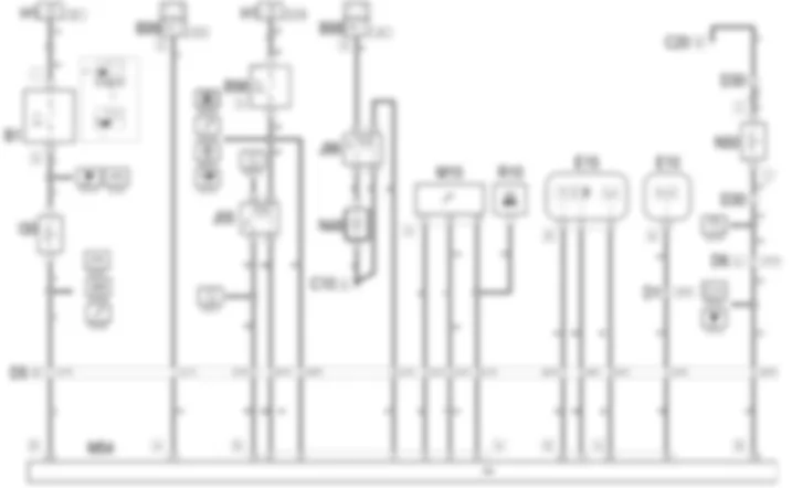 AUTOMATIC TRANSMISSION - Wiring diagram Alfa Romeo 156 1.8 TS  da 03/02 a 09/03