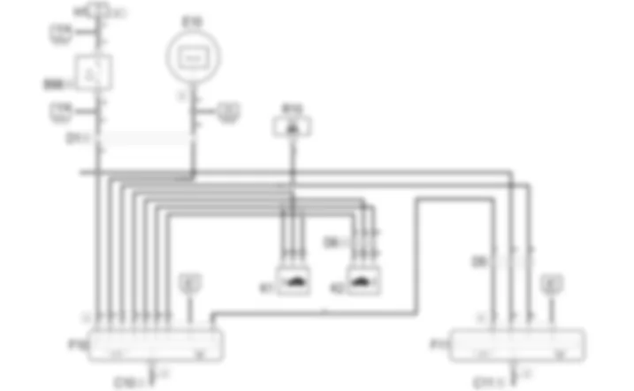 HEADLAMP AGLINMENT CORRECTOR - Wiring diagram Alfa Romeo 156 2.0 JTS  da 02/00 a 01/01