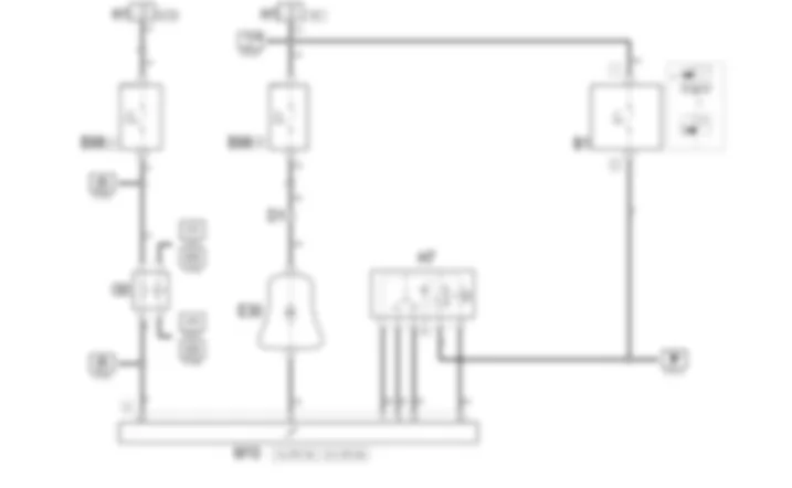 CRUISE CONTROL - Wiring diagram Alfa Romeo 156 2.4 JTD 20v  da 04/98 a 02/99