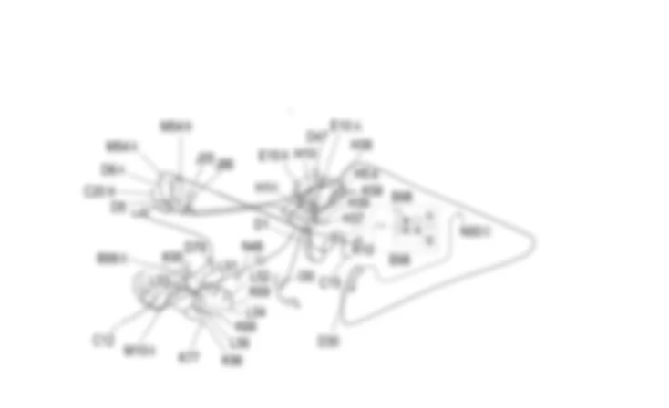 ROBOTIZED GEARBOX - Location of components Alfa Romeo 156 2.0 JTS  da 04/98 a 02/99