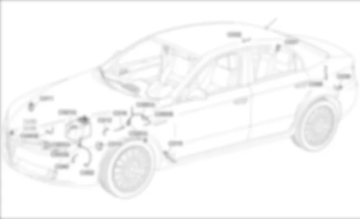MASSE - LOCALIZZAZIONE COMPONENTI Alfa Romeo 159 1.9 JTD 8V  Da 01/06