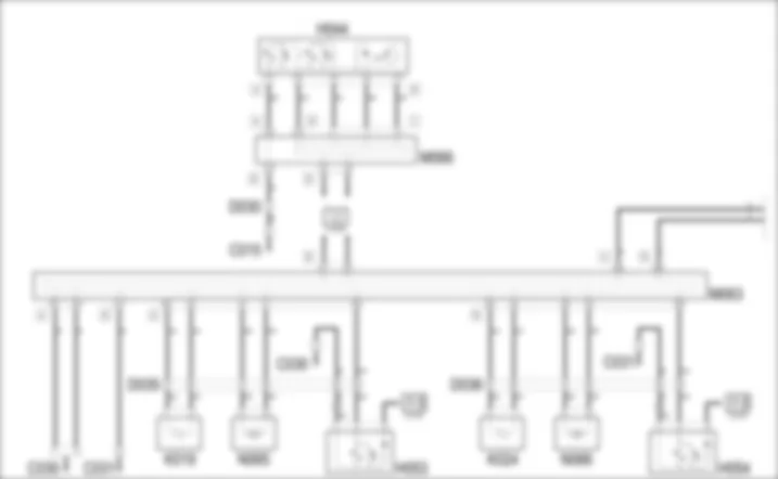 ALZACRISTALLI POSTERIORI - SCHEMA ELETTRICO Alfa Romeo 159 1.9 JTD 16V  Da 01/06