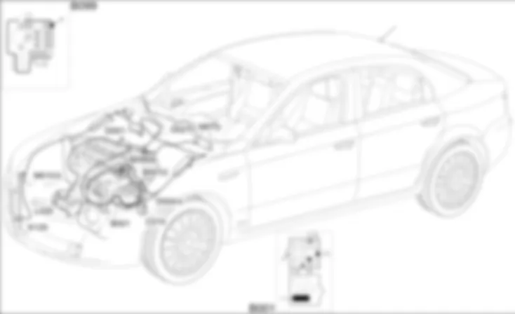 INSERIMENTO COMPRESSORE - LOCALIZZAZIONE COMPONENTI Alfa Romeo 159 1.9 JTD 8V  Da 01/06